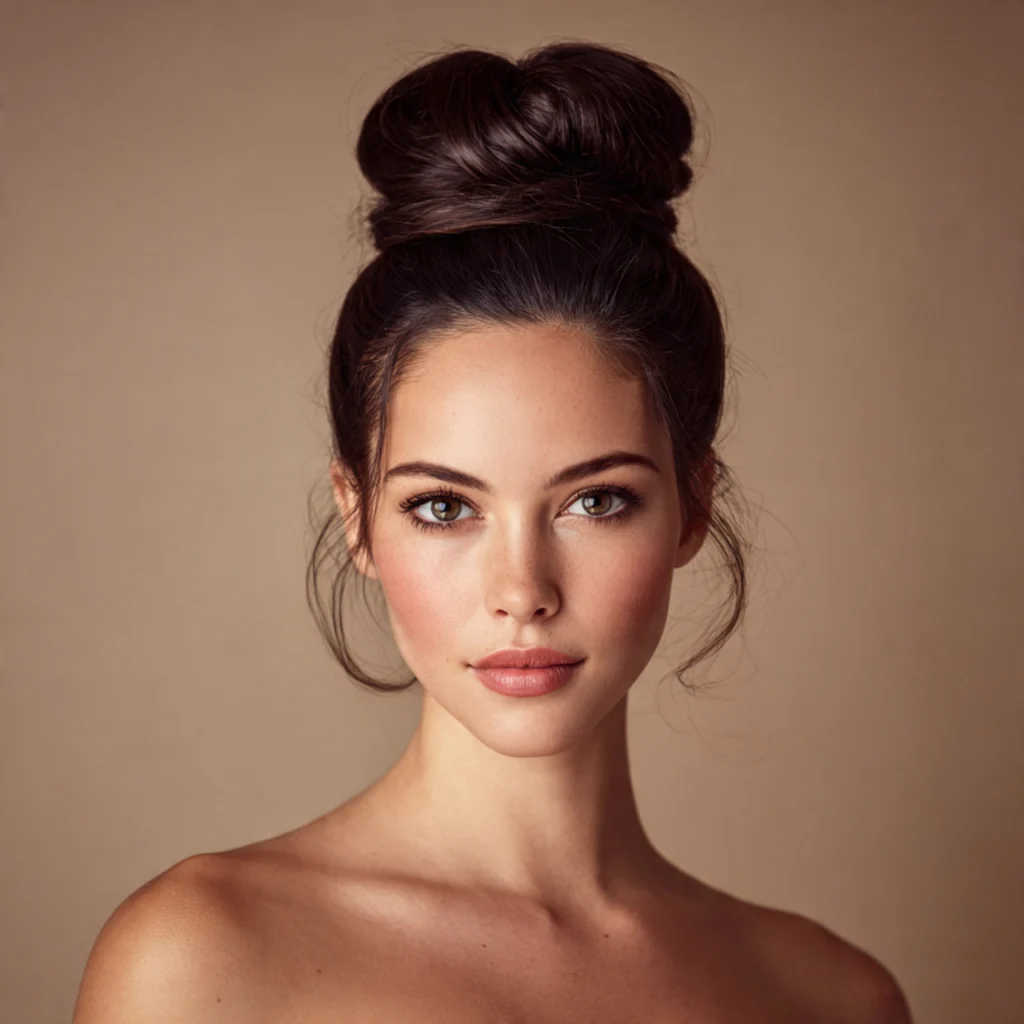 Infinity Bun Long Hair Updo