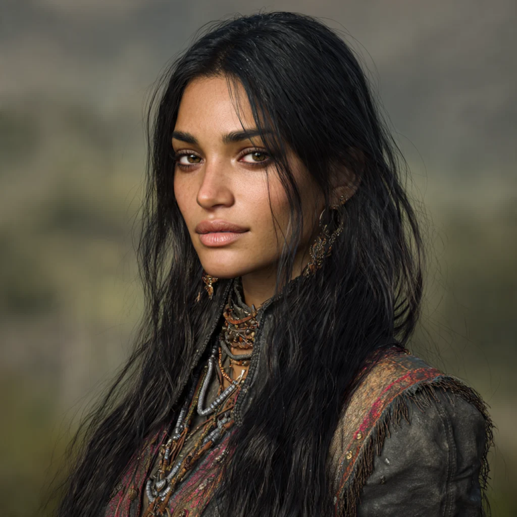 Long Hair with Razor Cut Ends