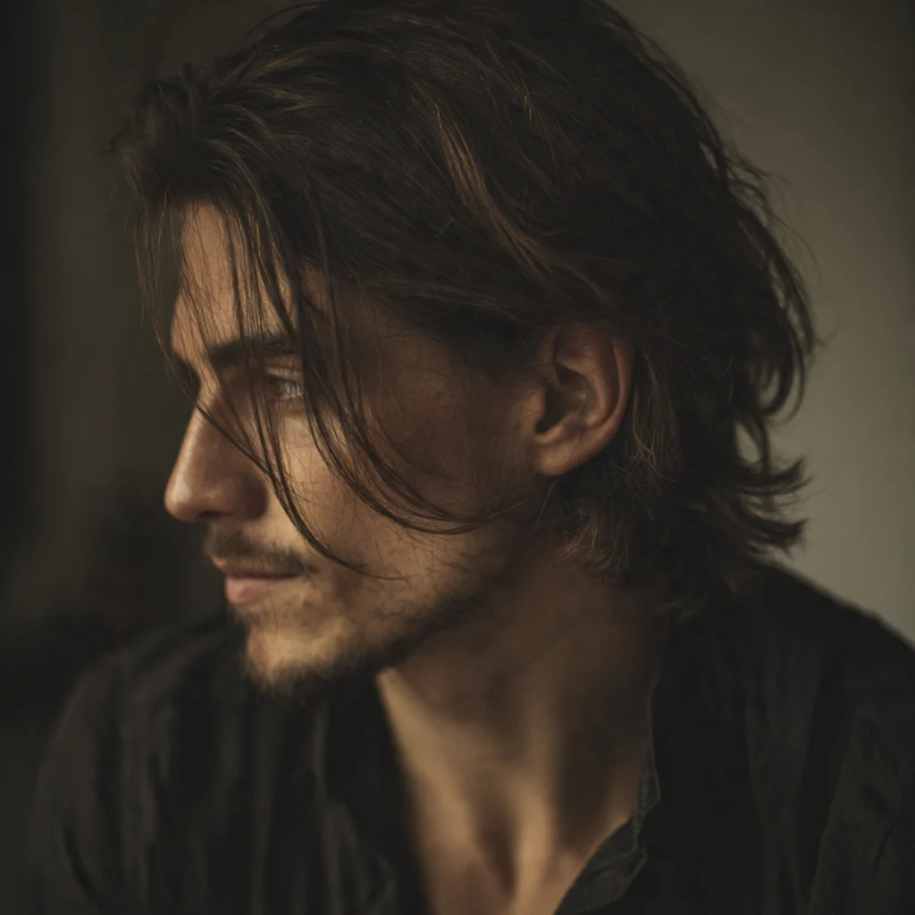 Shoulder Length Cut Haircut for Long Hair Men