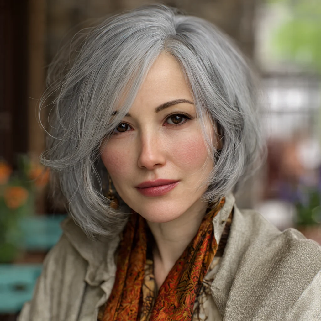 Soft shag haircut with texture