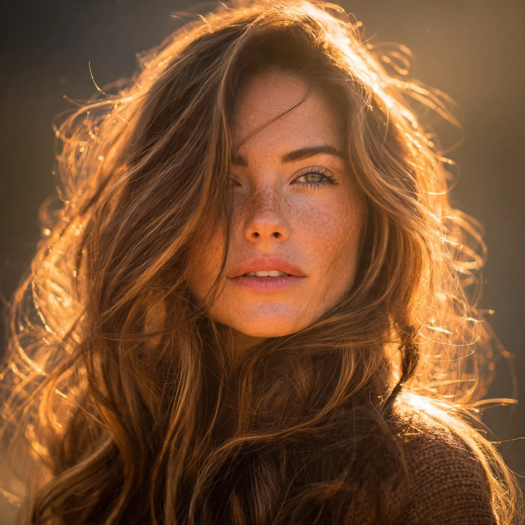 Sunlit Brown Sugar Hair