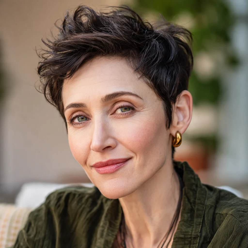 The modern pixie with soft layers