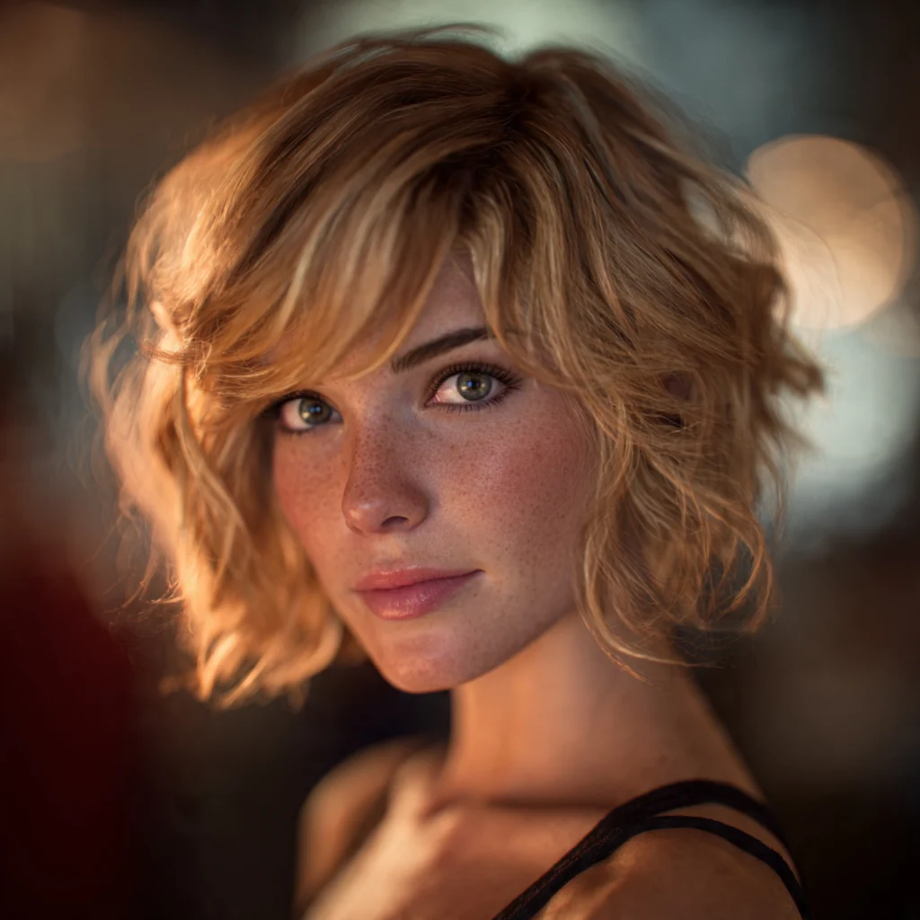 Wavy Layers with Face-Framing Pieces