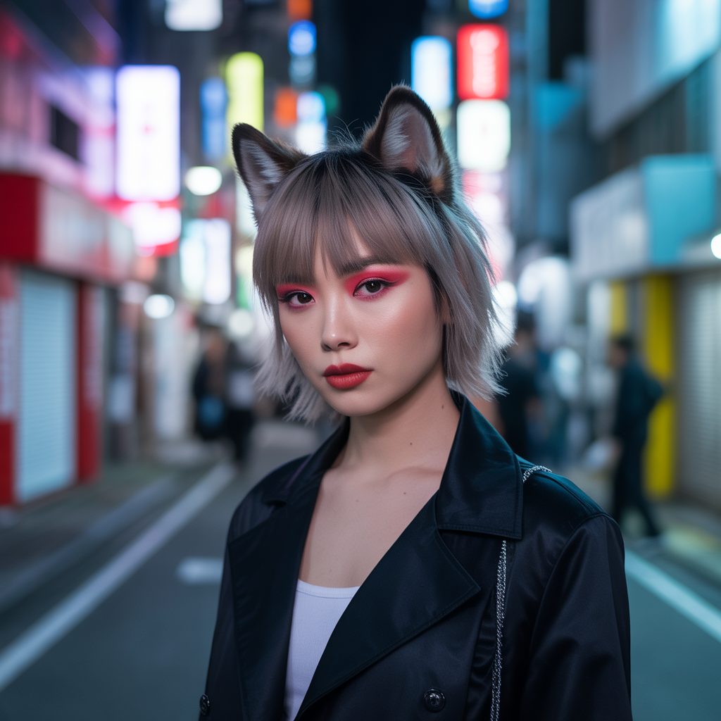 Wolf Cut With Micro Bangs
