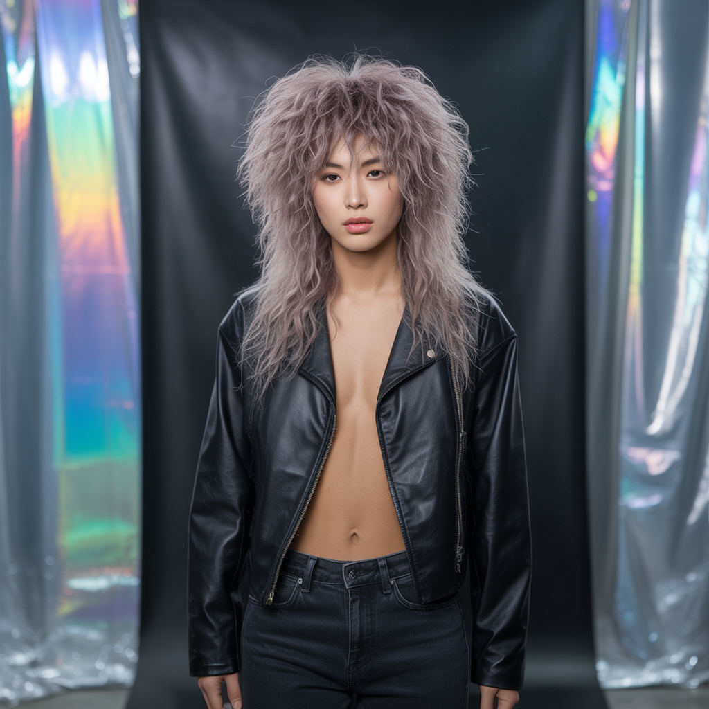 Wolf Cut With Textured Bangs