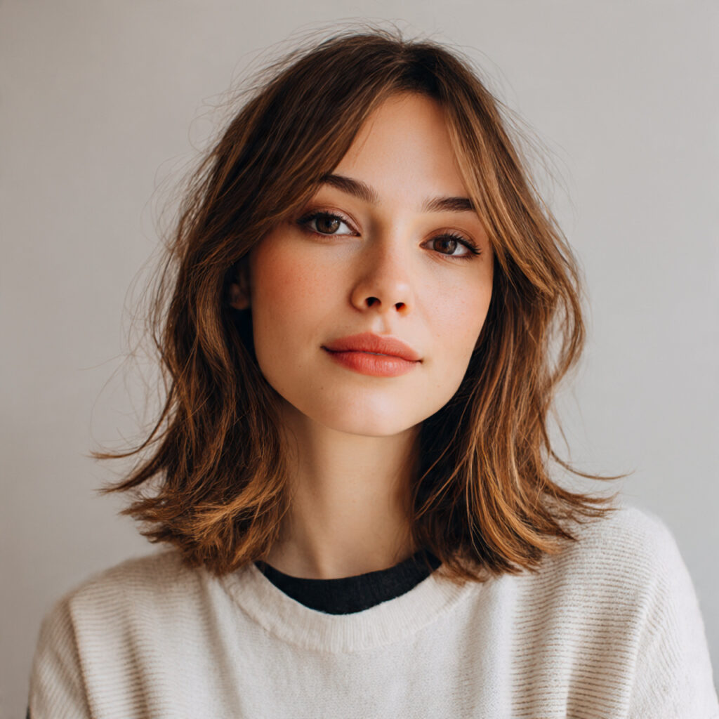 20 Trending Medium Length Haircut thin fine hair Ideas You’ll Love 7 Gentle Face-Framing Medium Cut Idea