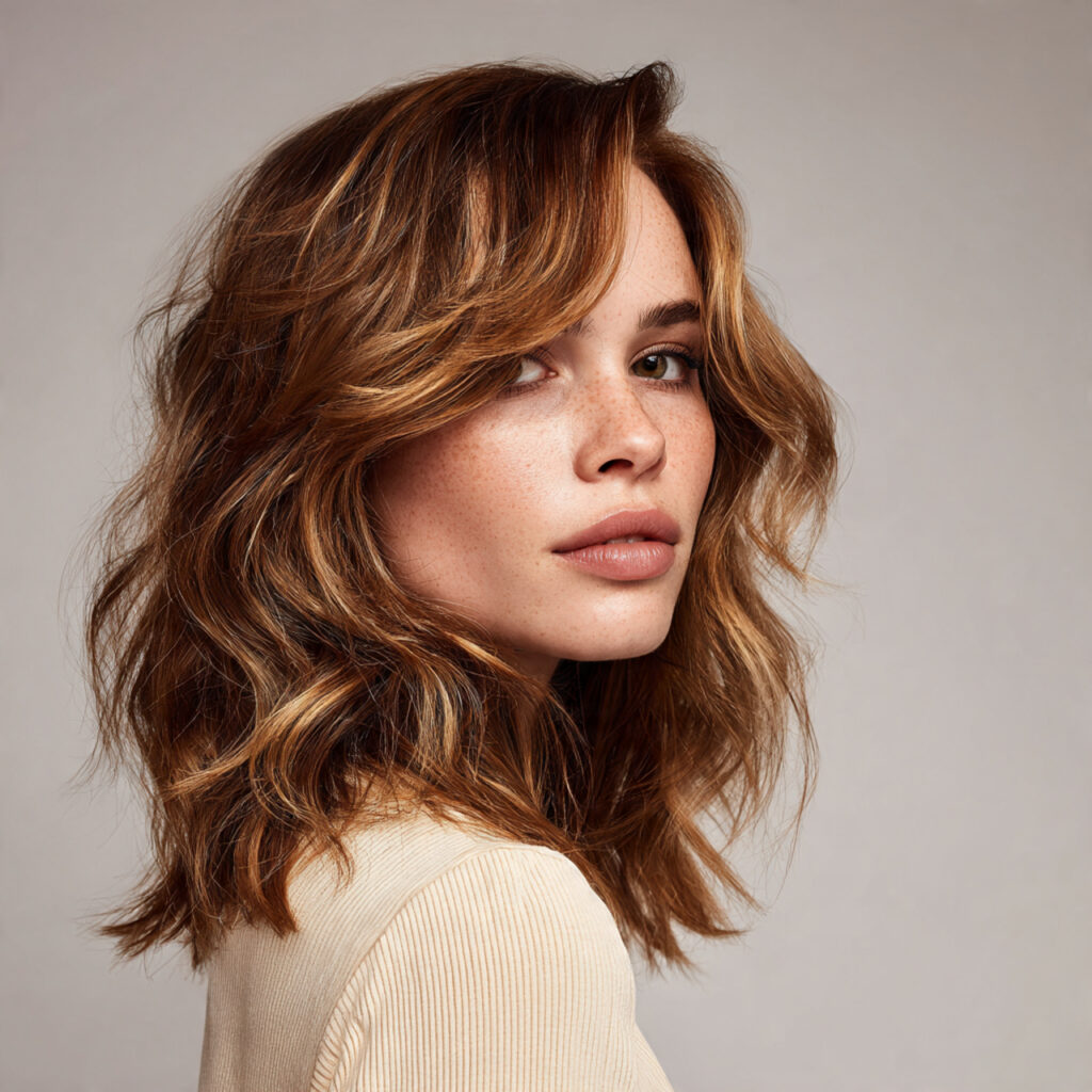 Fluid Shoulder-Length Waves Idea
