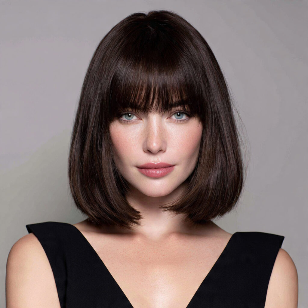 Curved Face-Framing Lob Idea