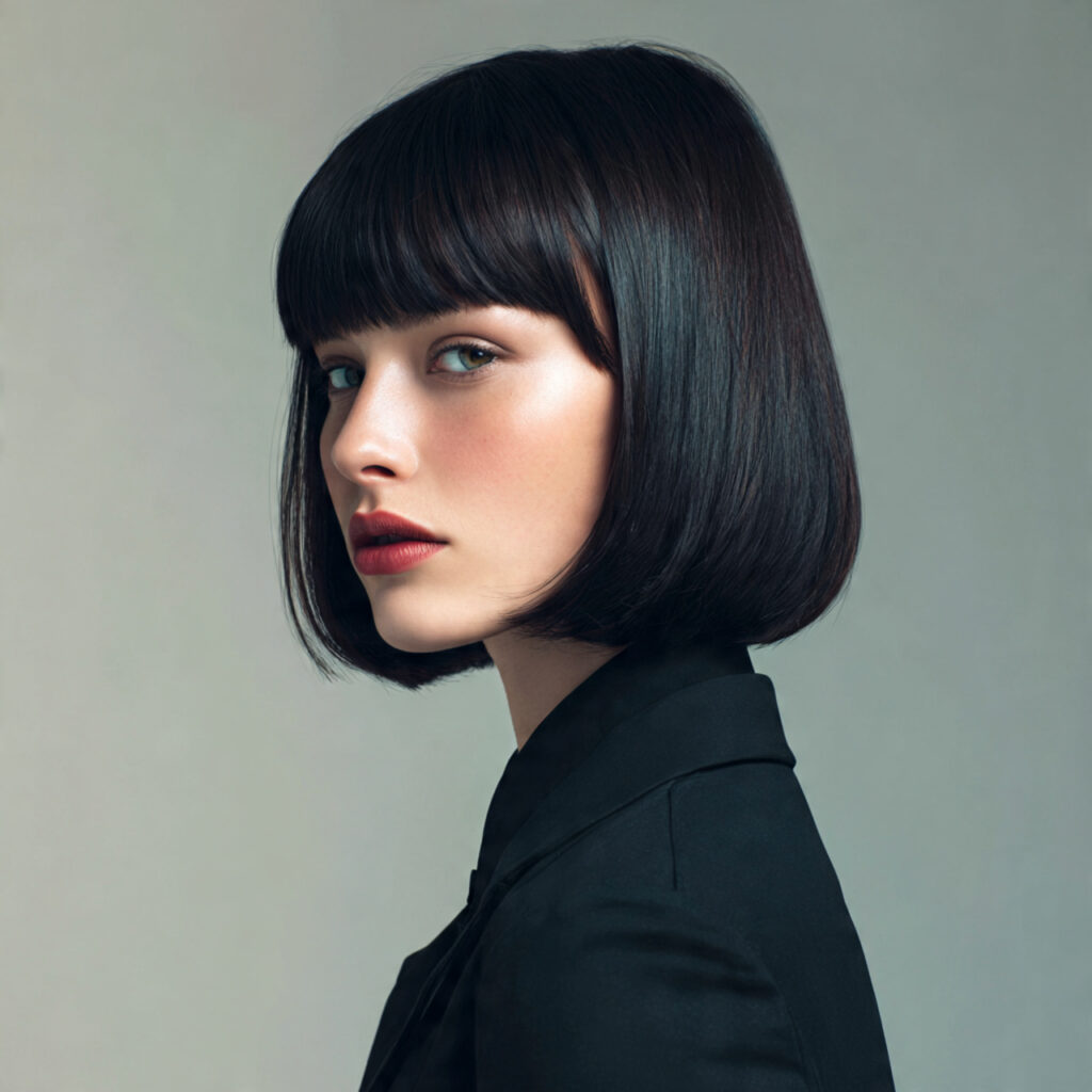 Minimalist Straight-Edge Cut Idea