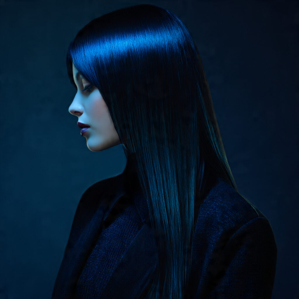 New Year Hair Ideas to Inspire Your Next Style 13 Midnight Blue Tint Idea