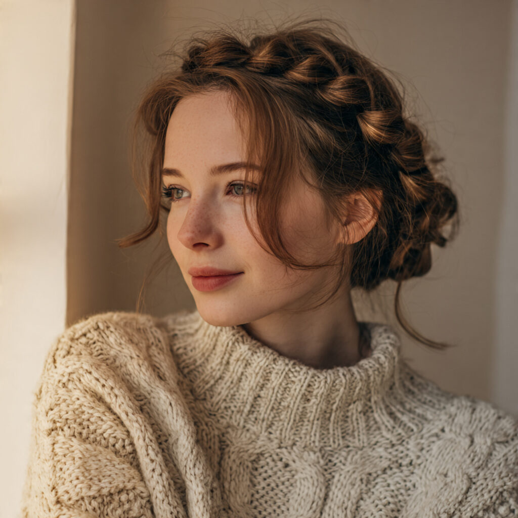 Cozy Sweater-Weather Braid Idea