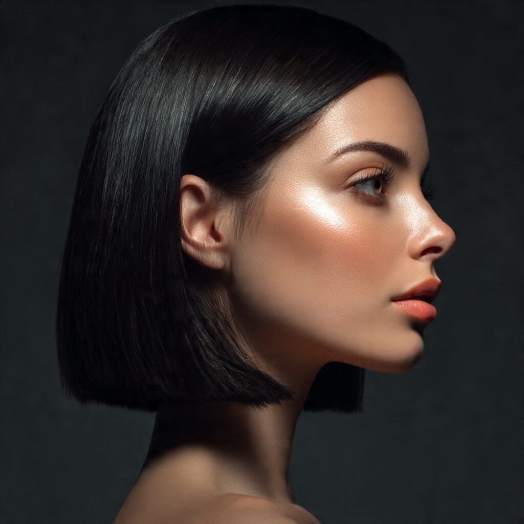 Sleek Polished Lob Idea