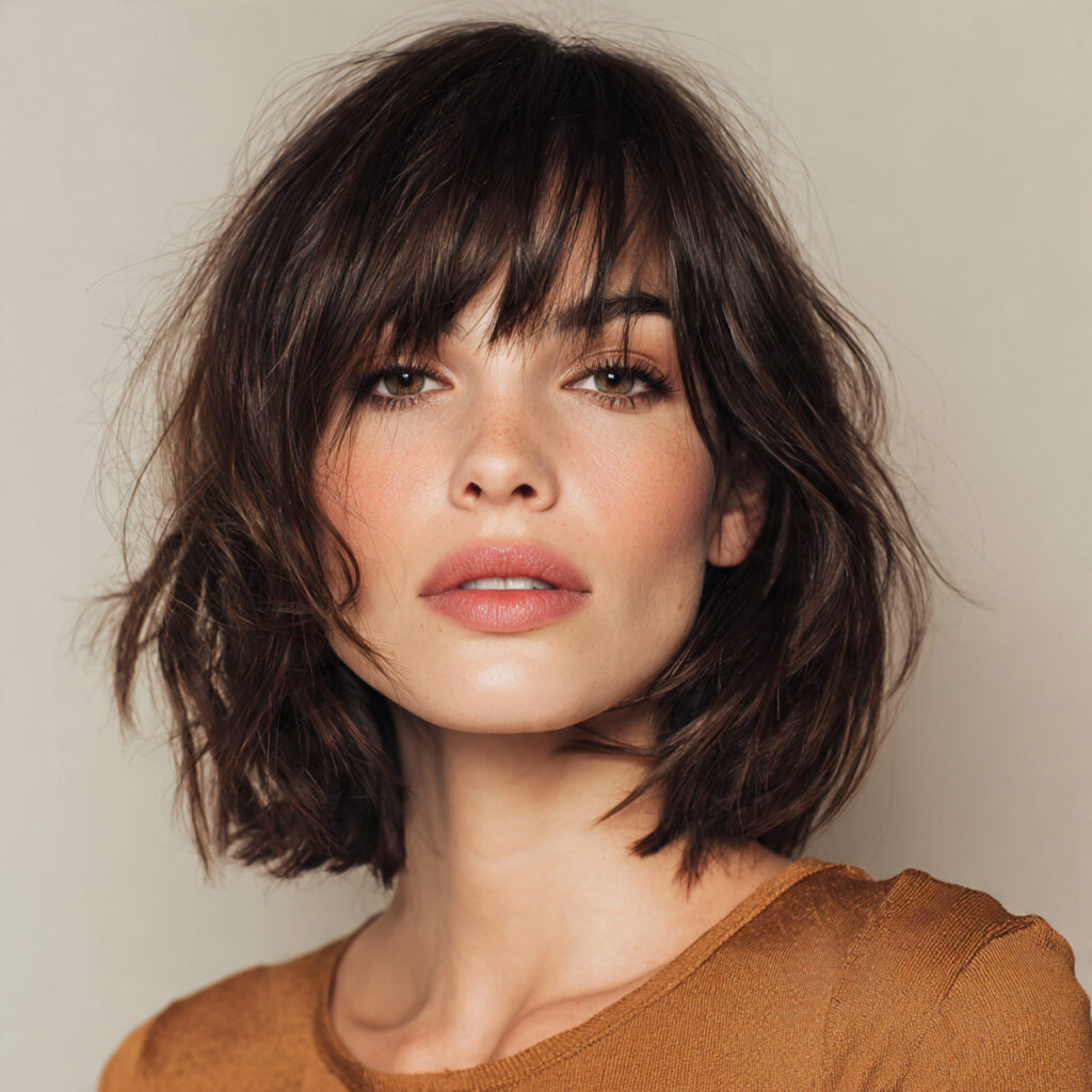 Wispy Soft-Lift Bangs Idea