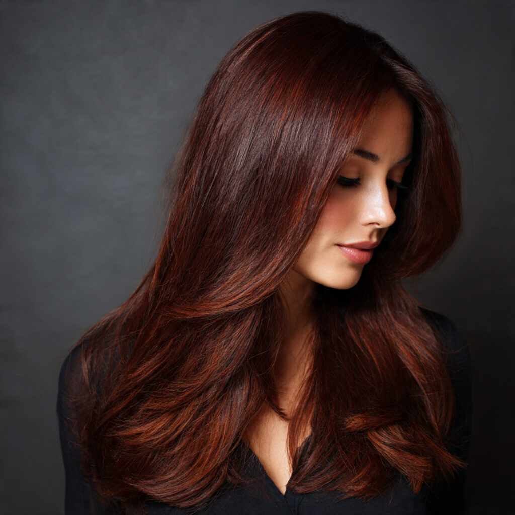 New Year Hair Ideas to Inspire Your Next Style 15 Deep Mahogany Richness Idea