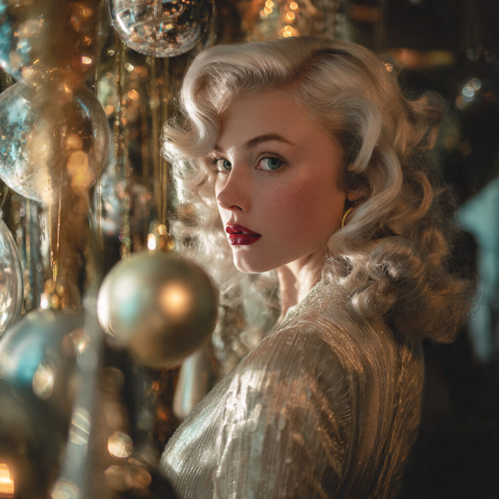 Vintage Christmas Glam Idea