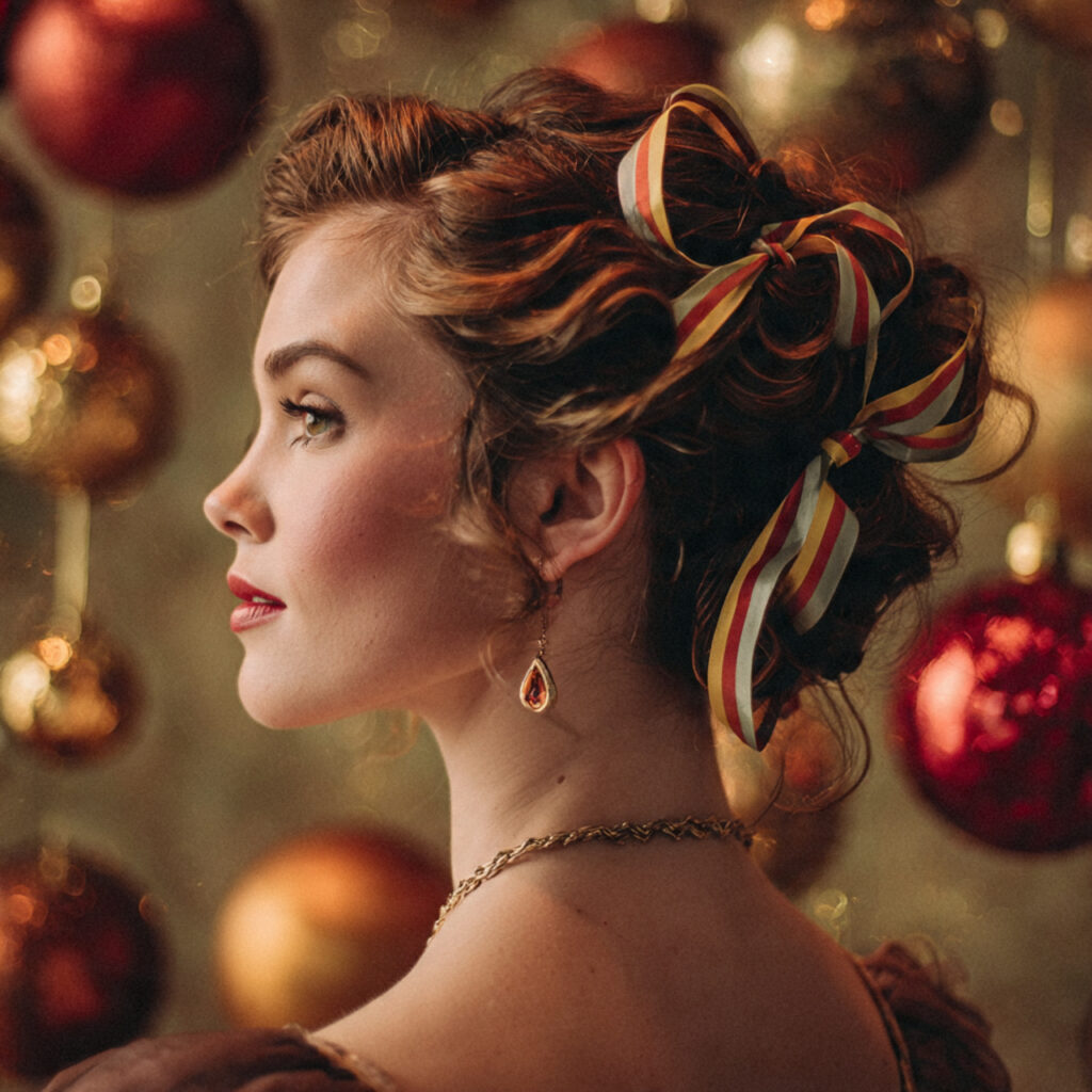 Holiday Ribbon-Wrapped Style Idea