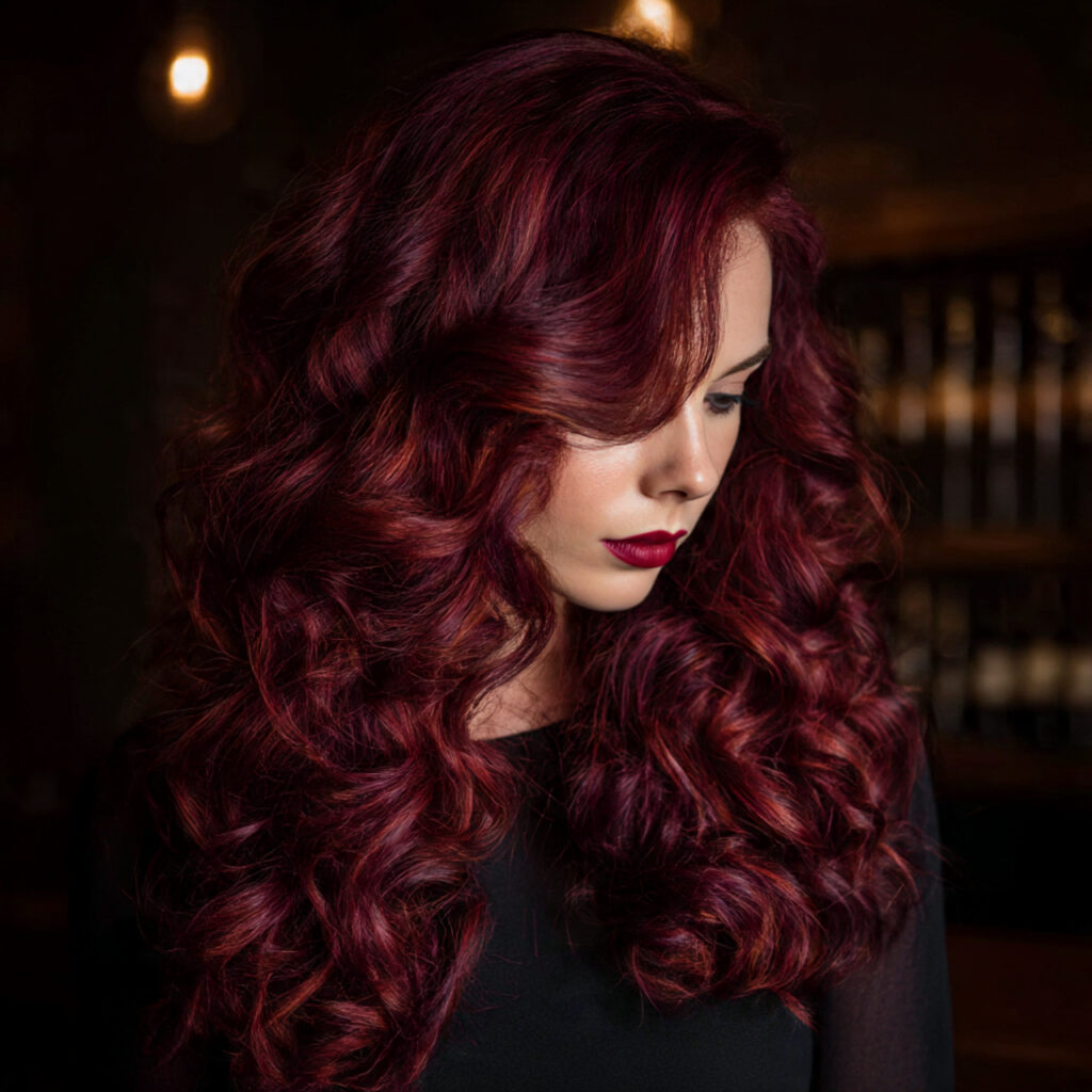 New Year Hair Ideas to Inspire Your Next Style 20 Mulled Wine Red Idea