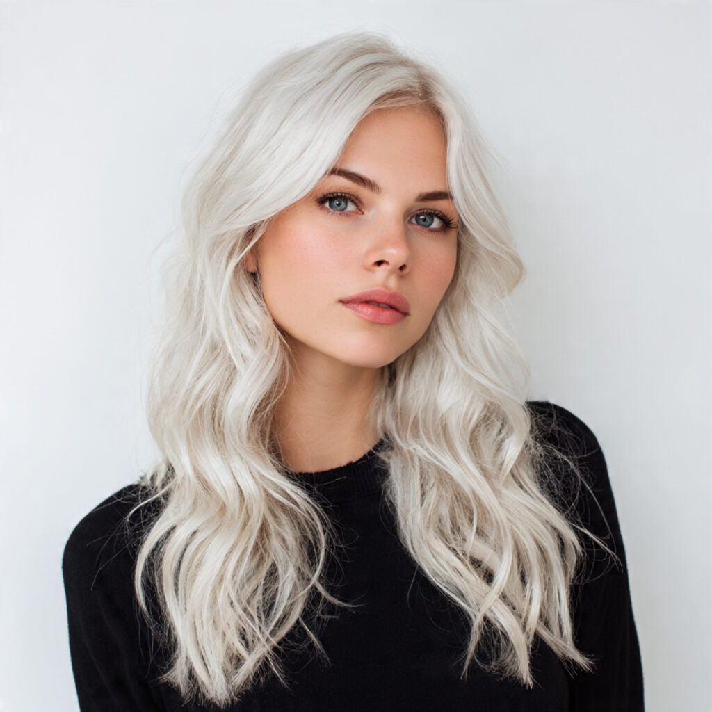 New Year Hair Ideas to Inspire Your Next Style 6 Platinum Ice Blonde Idea