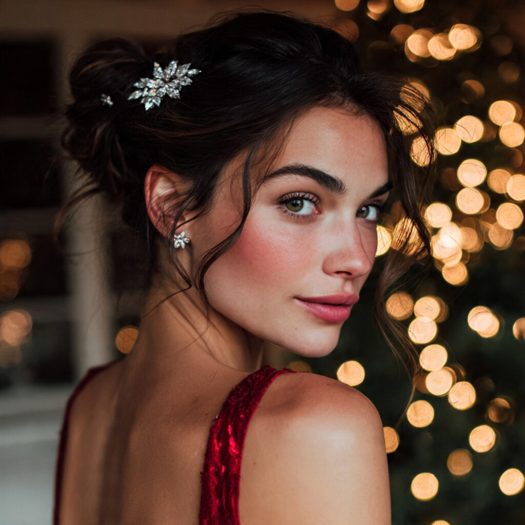 Sparkling Hair Accessory Idea