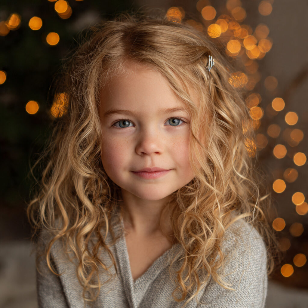 28 Best Christmas Hairstyles for Kids Ideas 23 Christmas Morning Curls Idea