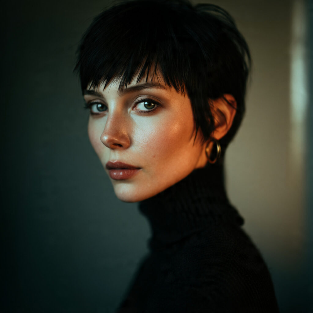 Chic Micro Bangs Idea