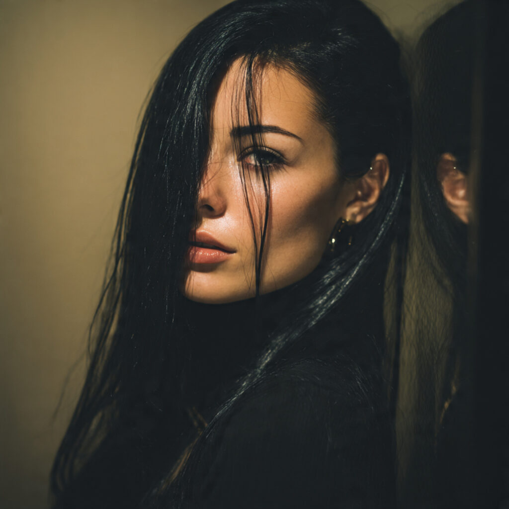 Glossy Jet-Black Finish Idea