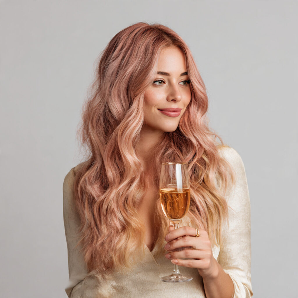 Champagne Rose Glow Idea