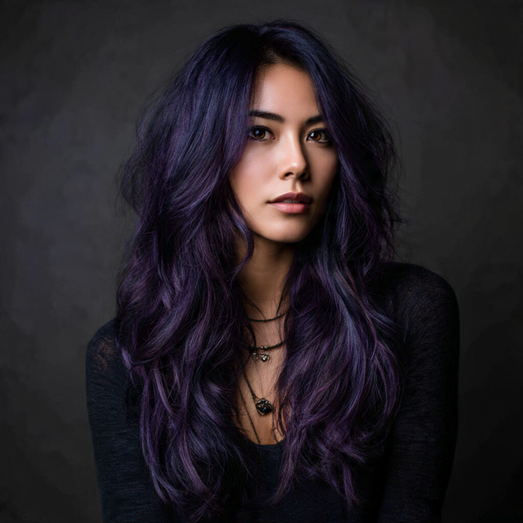 Midnight Violet Wash Idea