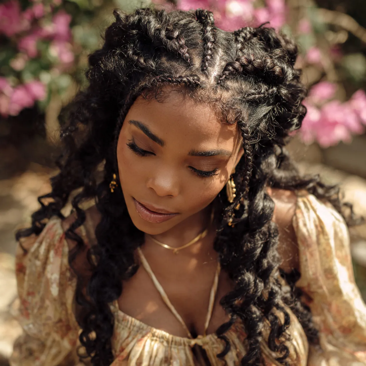 Bohemian Goddess Braids Ideas