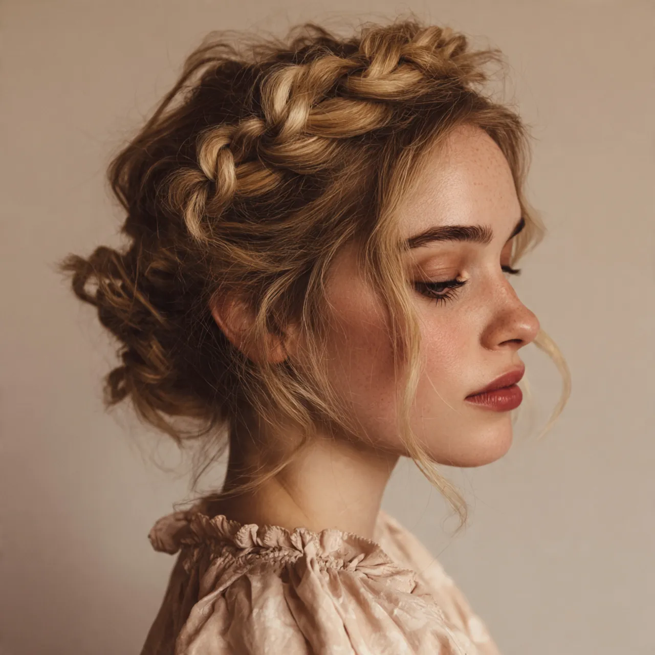 Braided Crown Valentine Idea