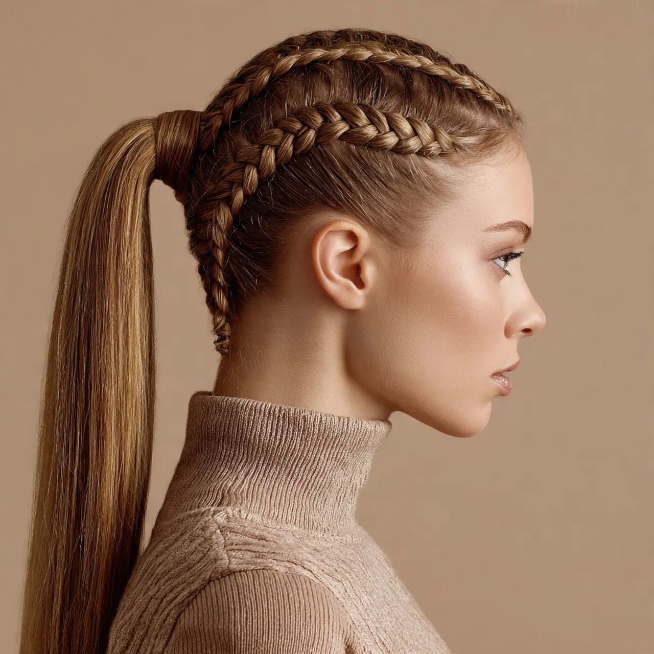 Braided Ponytail Valentine Ideas