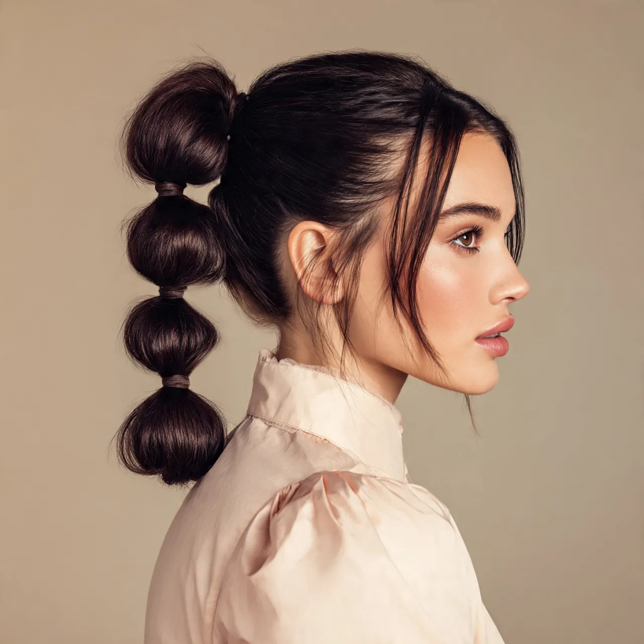 Bubble Ponytail Valentine Idea