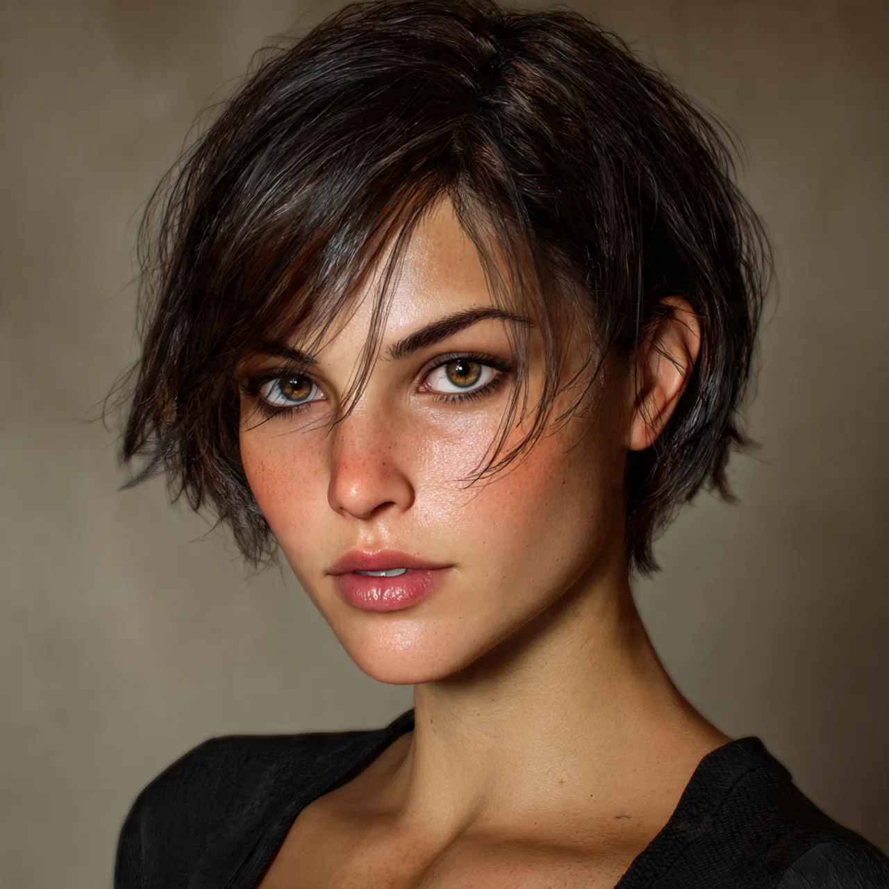 Contemporary Jill Valentine Haircut Idea