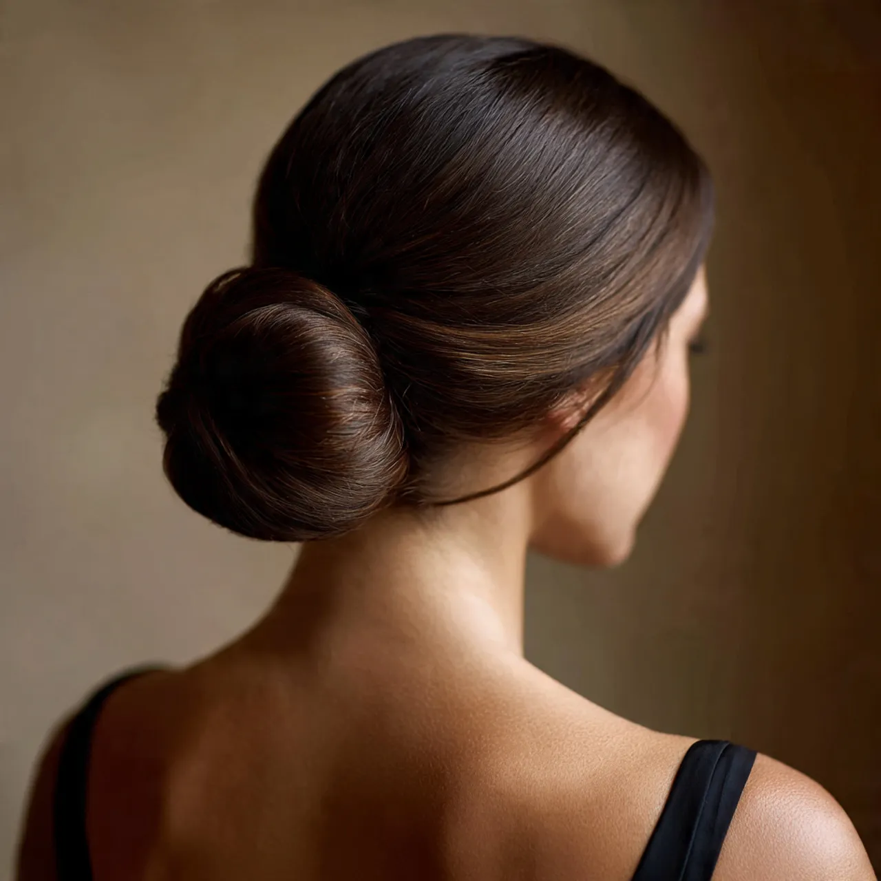 Elegant Chignon Valentine Idea