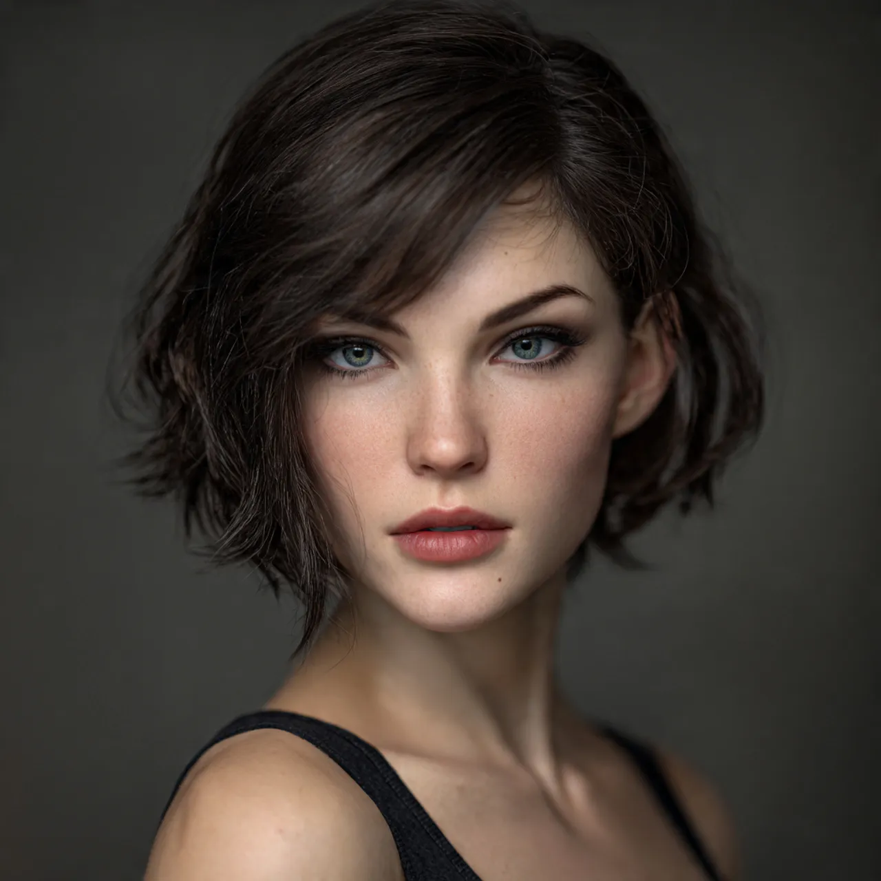 Face-Framing Jill Valentine Haircut Idea