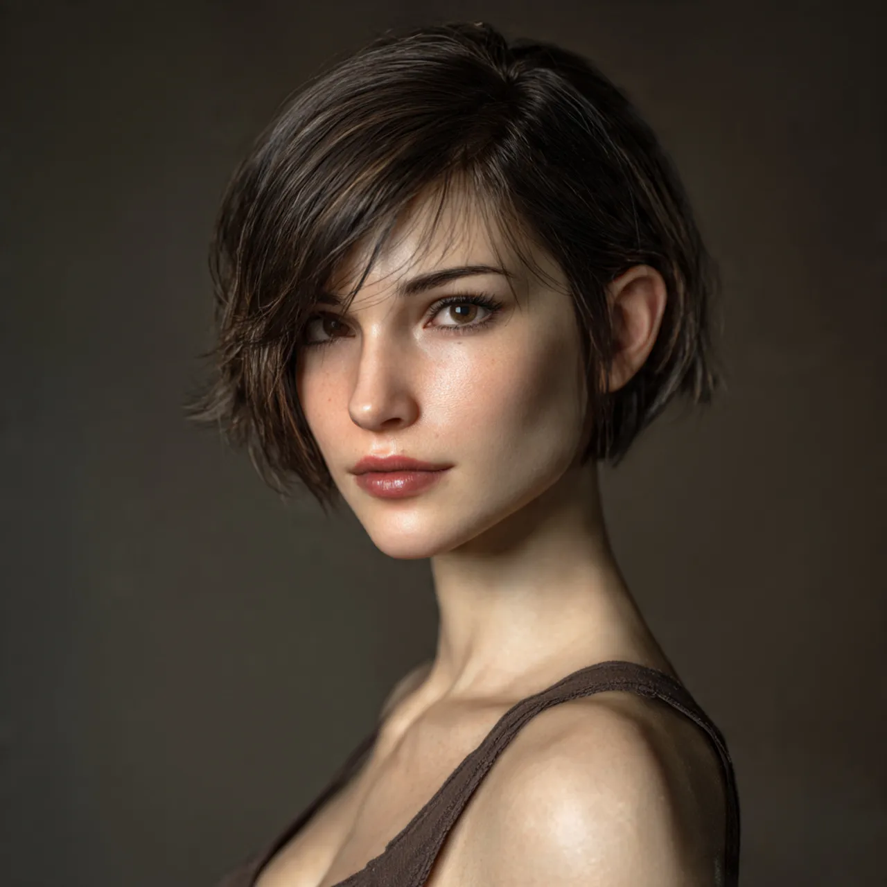 Feminine Jill Valentine Haircut Idea
