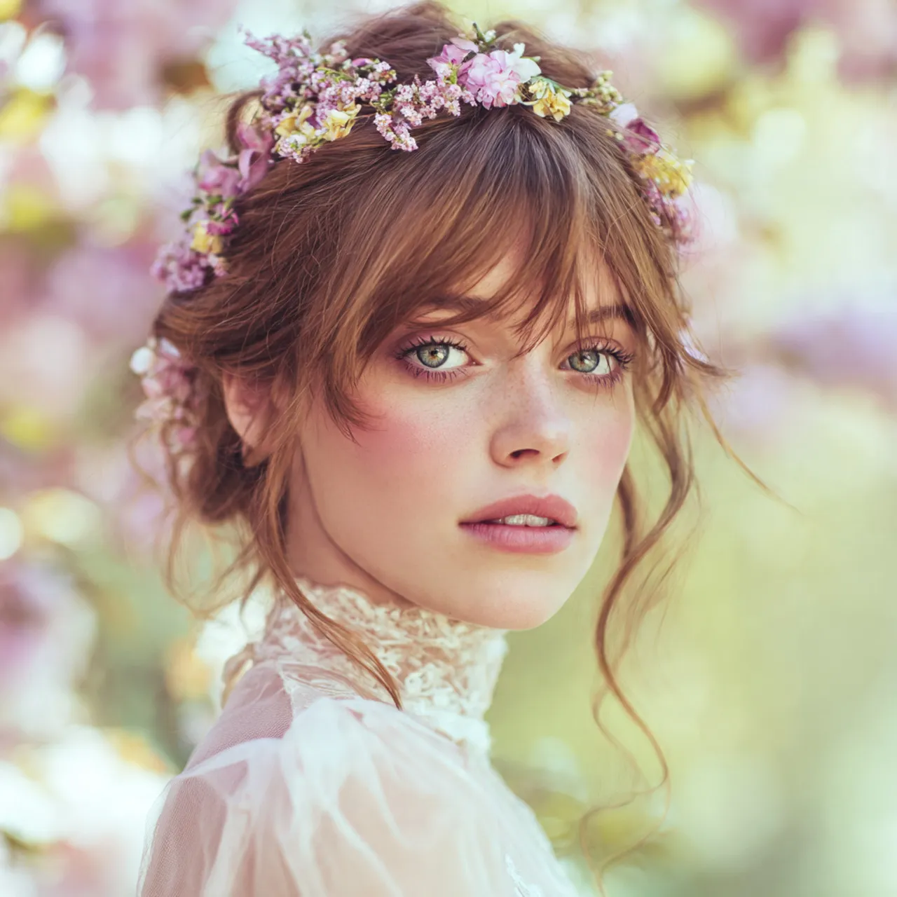 Floral-Inspired Spring Hairstyle Ideas