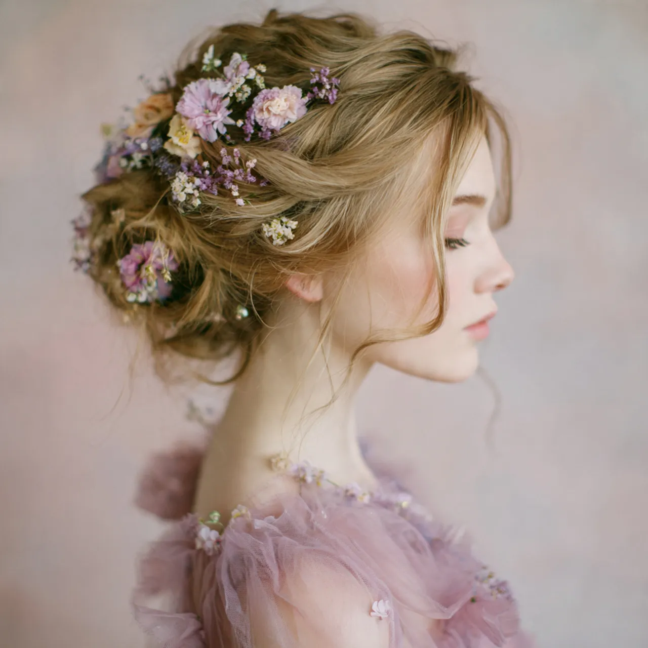 Floral Valentine Hairstyles Ideas