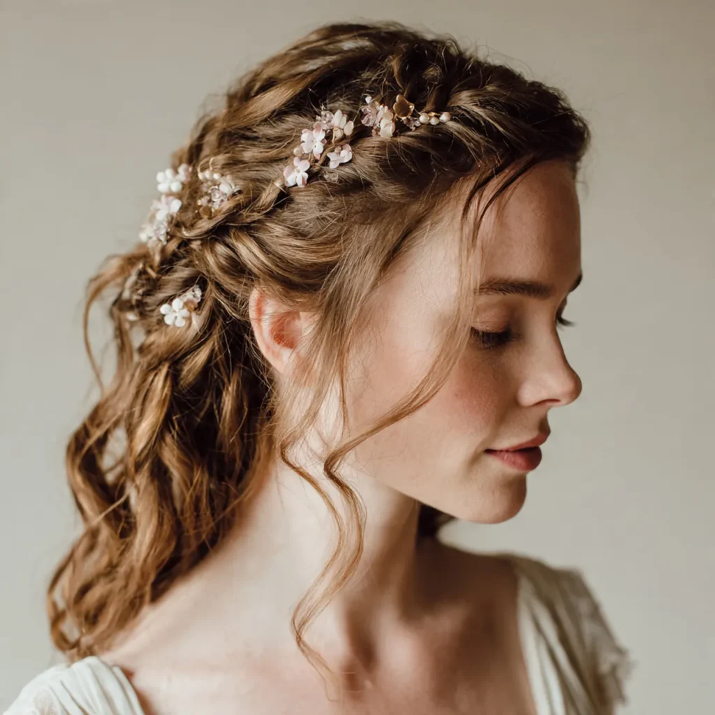 Floral accent hairstyle ideas