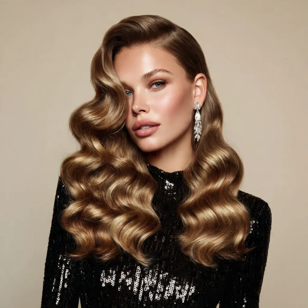 Glamorous Hollywood wave ideas