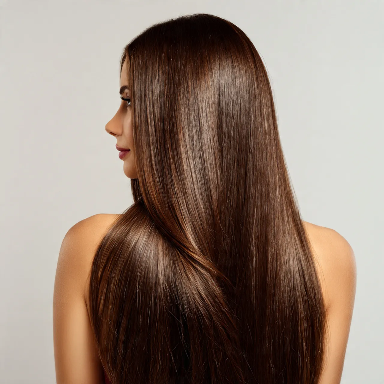 Glossy Spring Hair Finish Idea