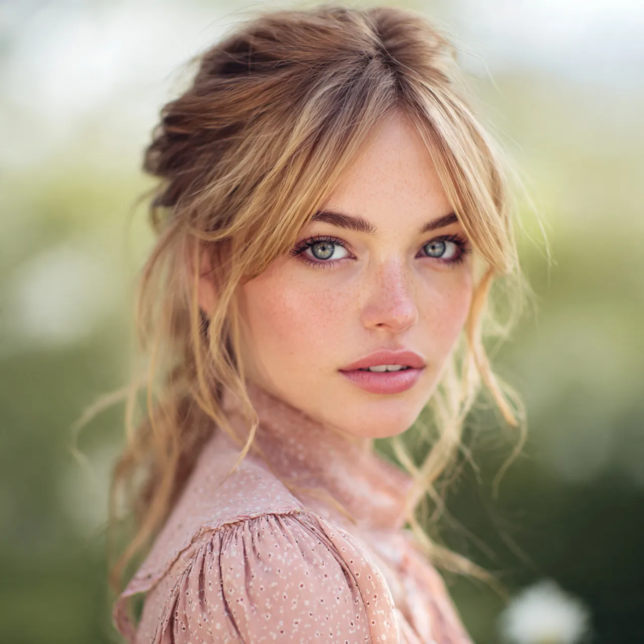 Half-Up Spring Hairstyle Ideas