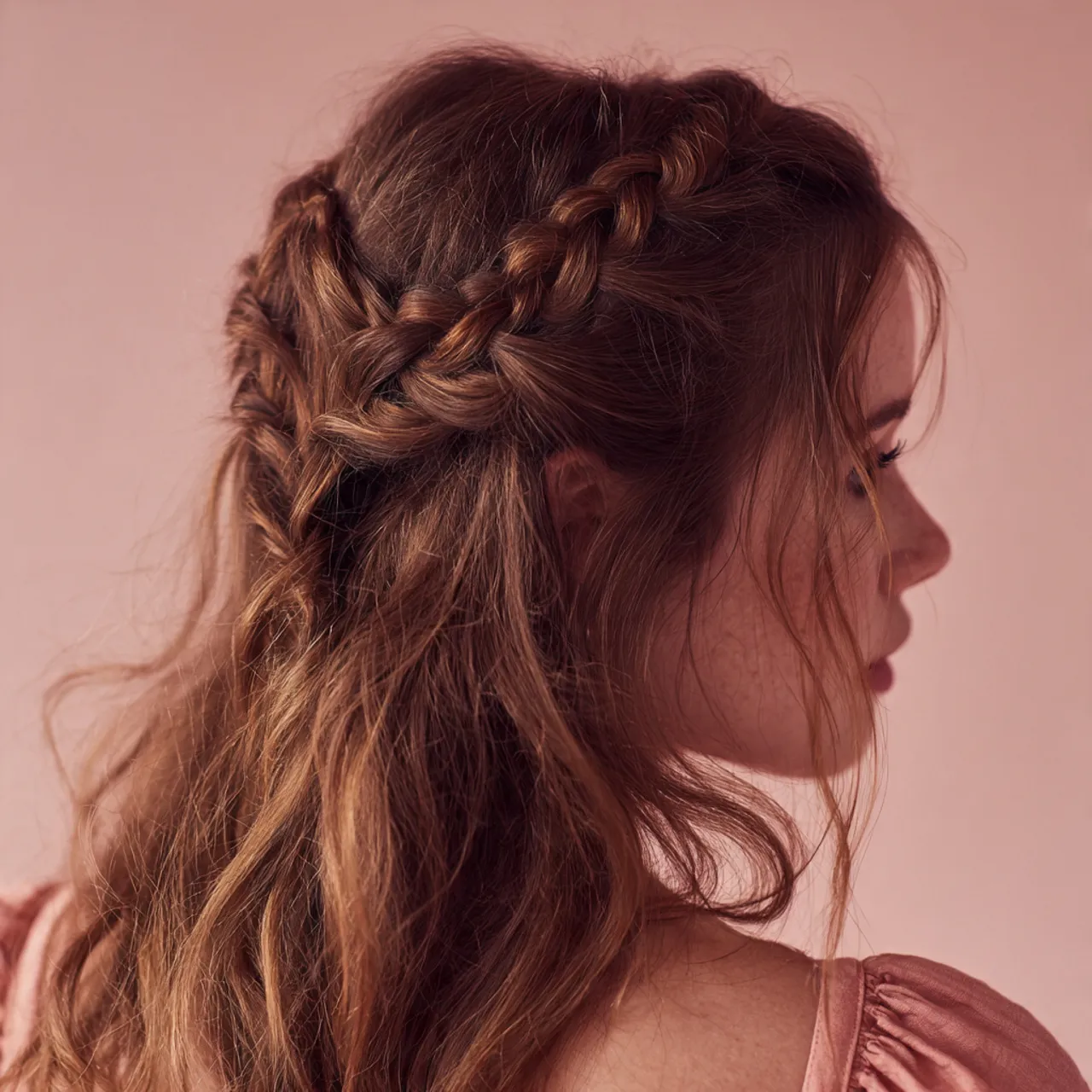 Heart-Shaped Braided Hairstyles Ideas