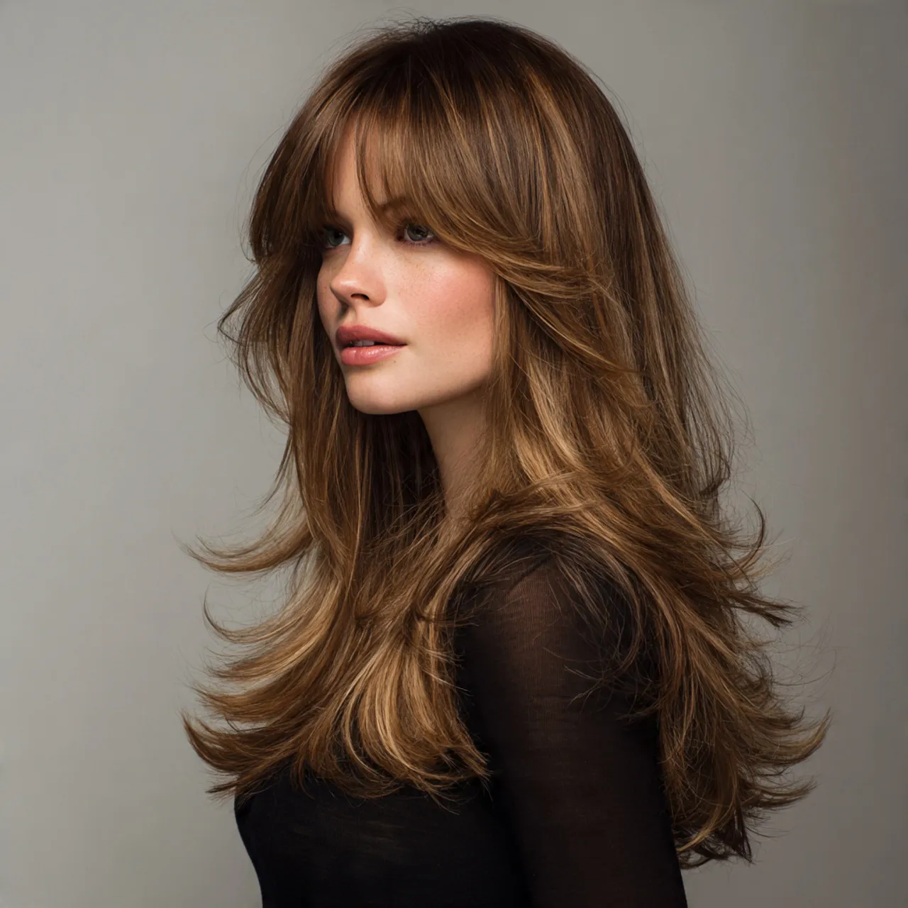 Long Feathered Layers Ideas