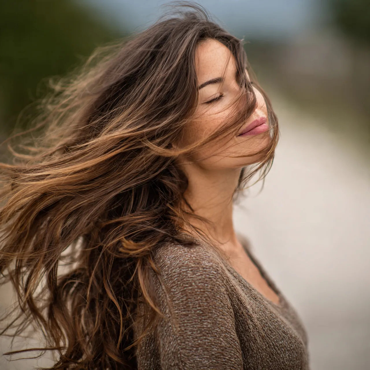 Long Hair with Natural Movement Idea