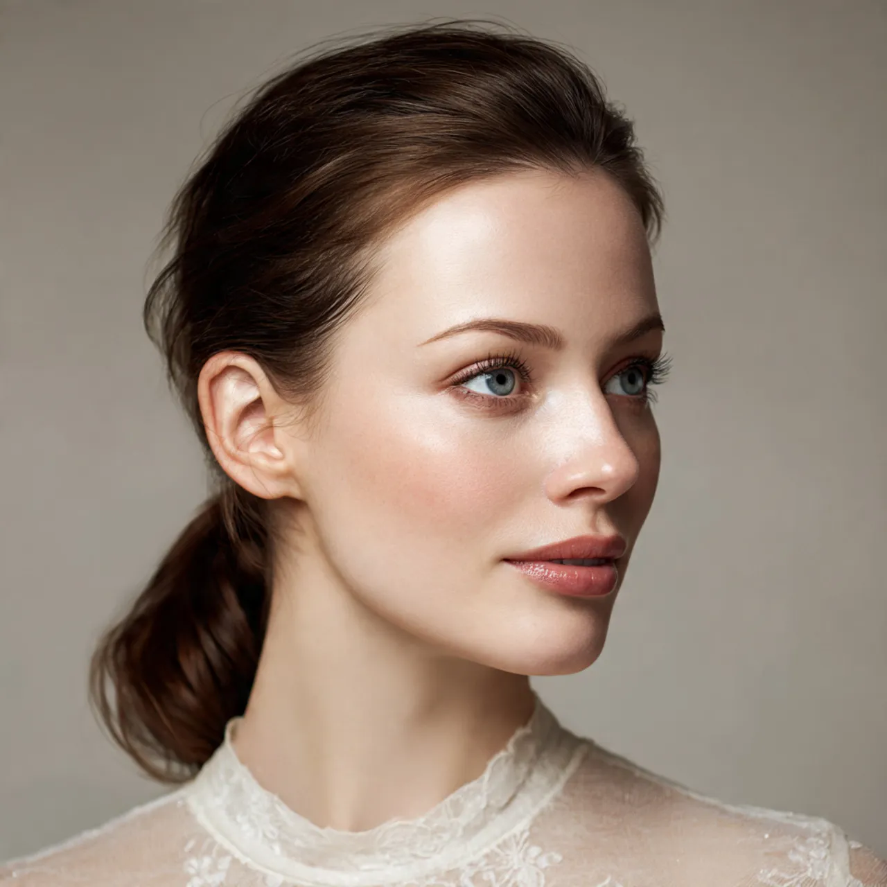 Low Ponytail Valentine Hair Ideas