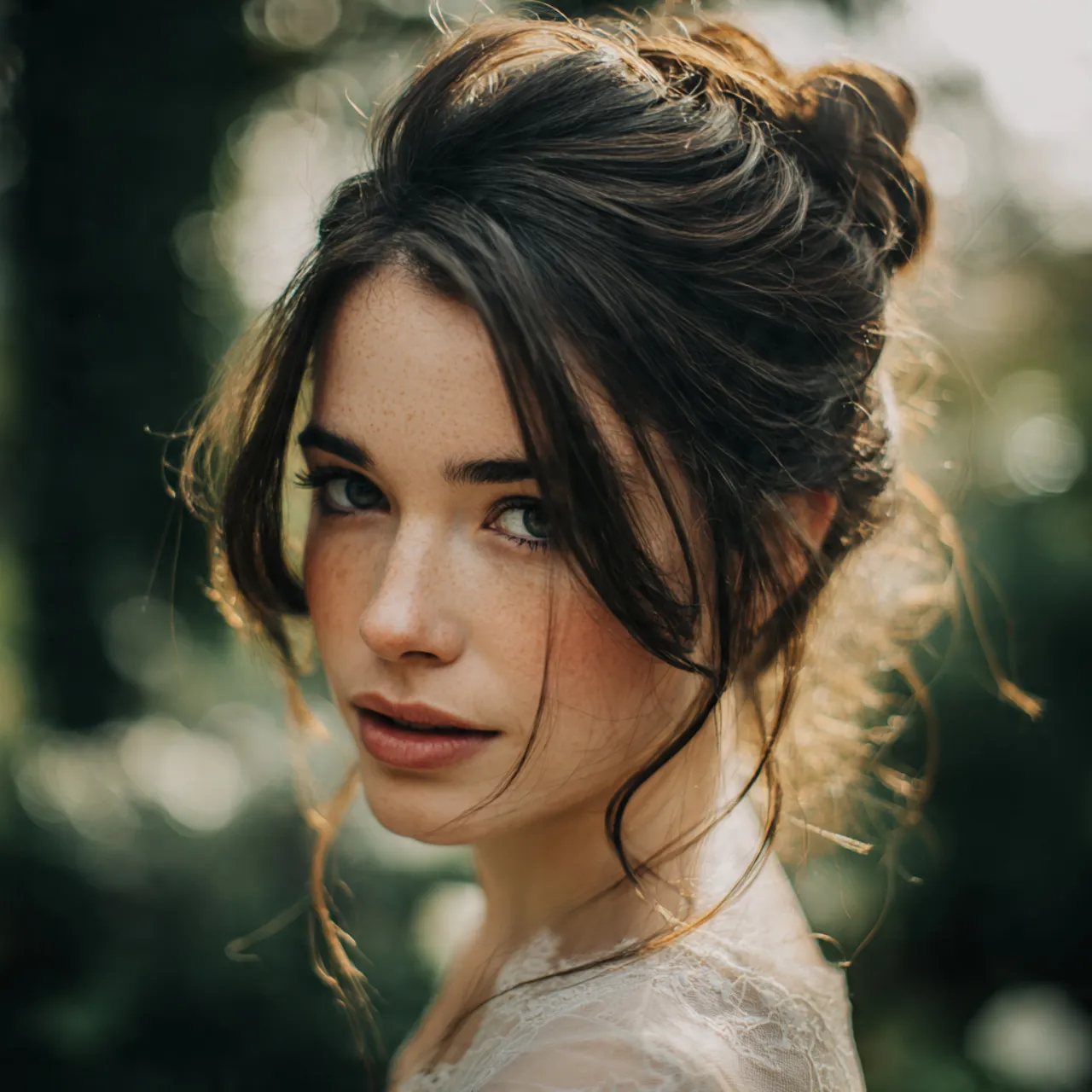 Messy Romantic Updo Idea