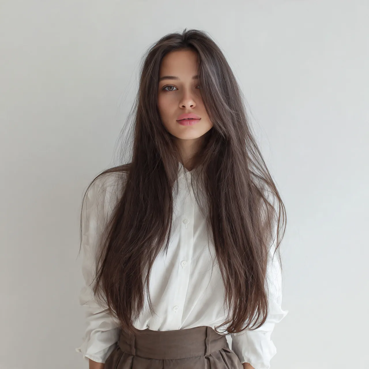 Minimalist Long Hair Idea