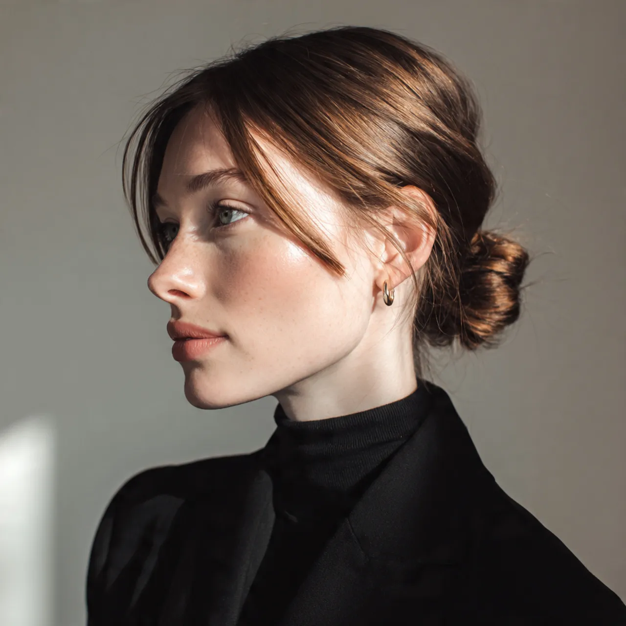 Minimalist Valentine Hairstyle Idea
