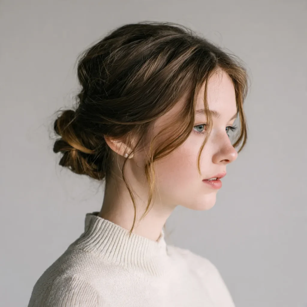 Minimalist Valentine hairstyle ideas
